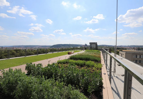 Letná očima ovocnáře z terasy Národního zemědělského muzea