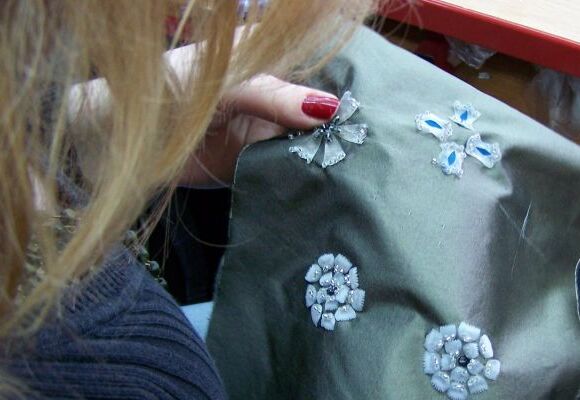 Vyšívání rybími šupinami – workshop