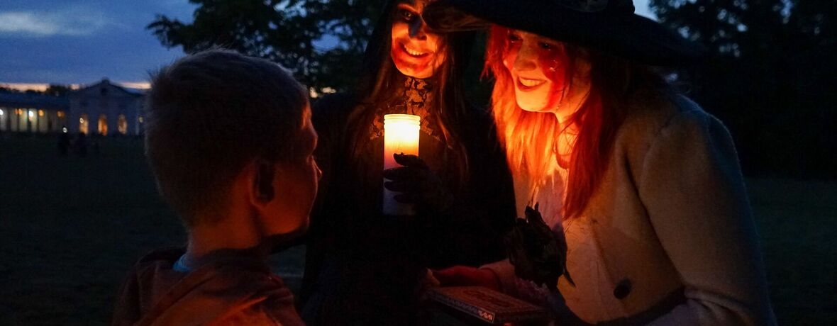 Noční Kačina: Strašidelná stezka parkem