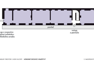Národní expozice vinařství 2. NP / pronájem