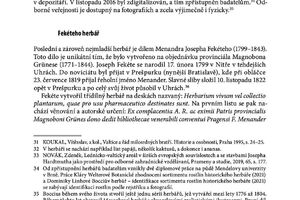 Prameny a studie 74 / Herbářové sbírky milosrdných bratří českomoravské provincie