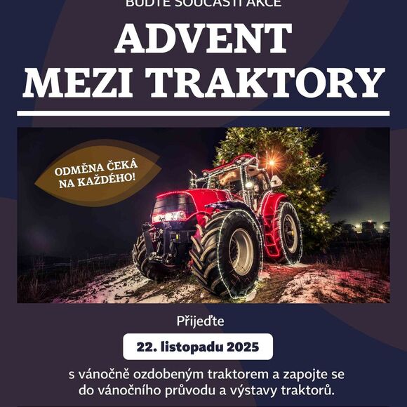 výzva k účasti Advent mezi traktory 2025