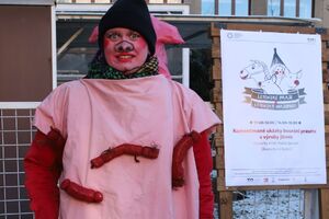 Letenský masopust na akci Letenské prase aneb zabijačka v muzeu / NZM Praha